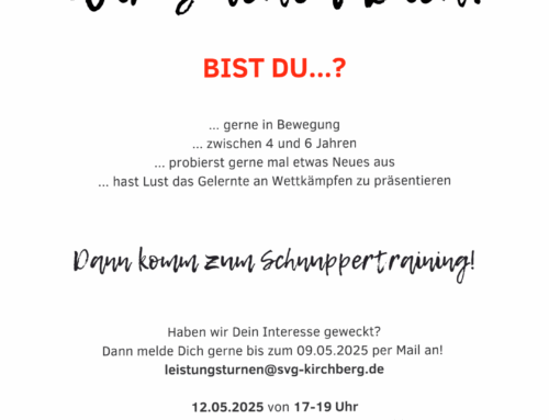 Schnuppertraining