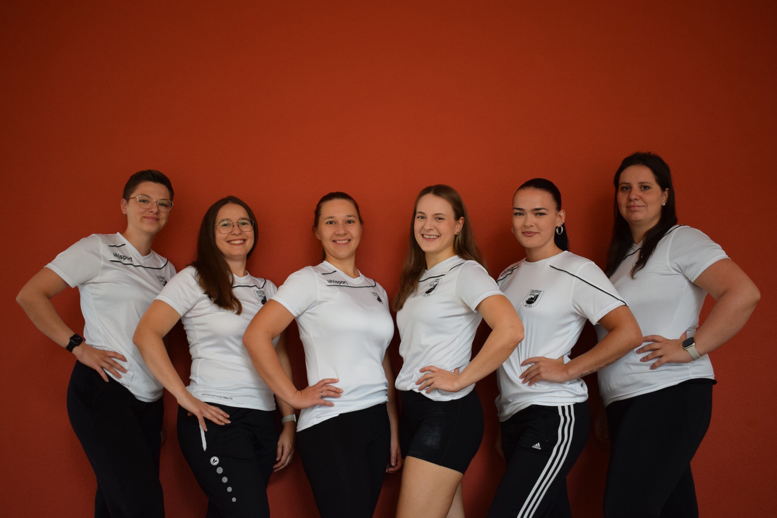 Laura Bohn, Lisa Grundmann, Sarah Kunzi, Anica Renz, Laetitia Arnemann und Maren Wilhelm 